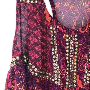 Bohemian Blue With Beaded Detail